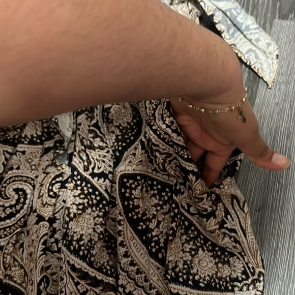 J. Crew Paisley Mini Dress - Black and Cream - Picture 8 of 10